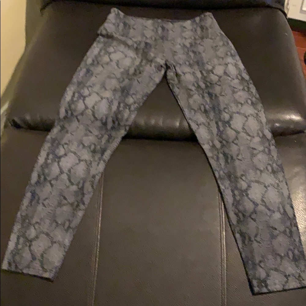Snake skin leggings